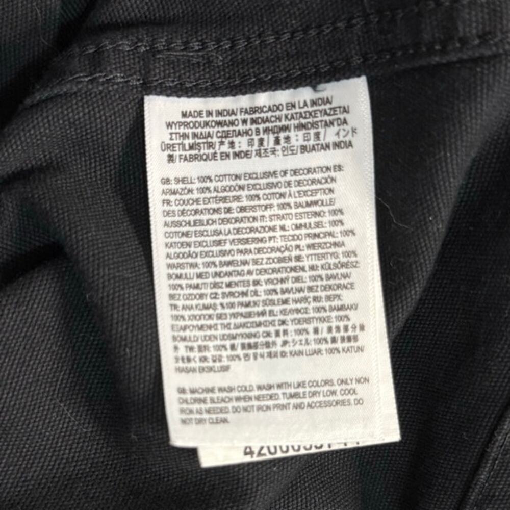 Vans Kaitlin Chan Black Embroidered Chosen Family Pride Drill Chore Coat Size L - Picture 6 of 13